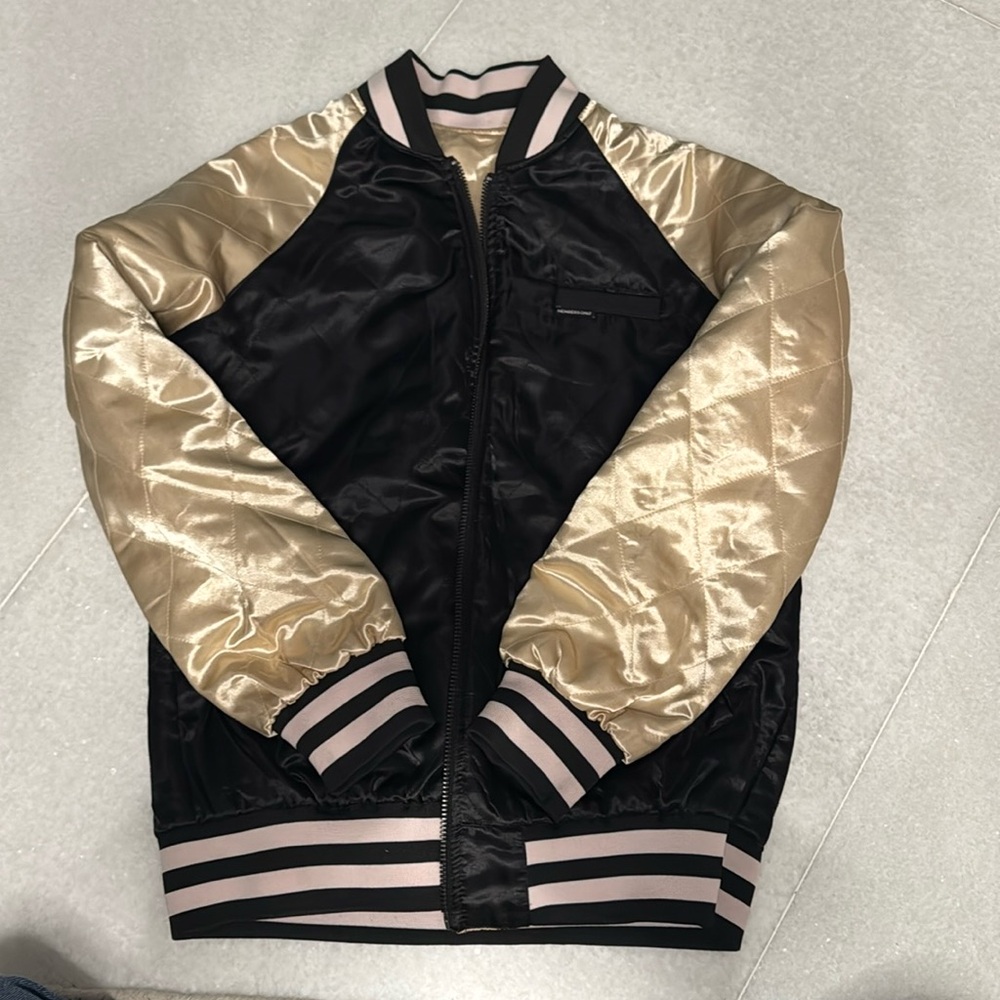 Members only bomber jacket reversible